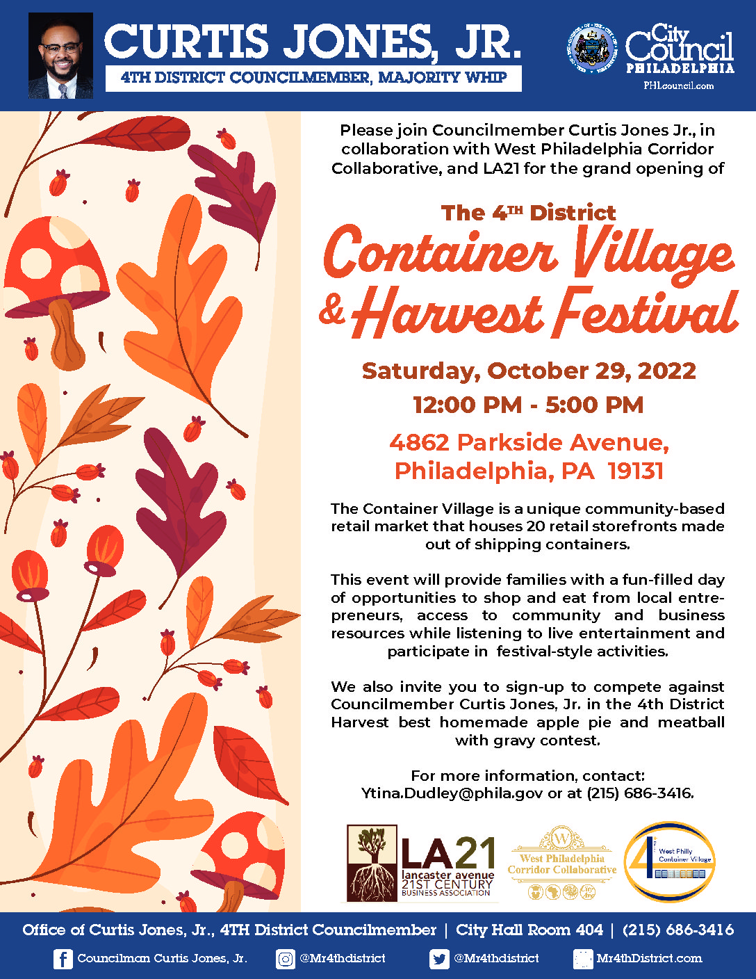 GRAND OPENING – Container Village & Harvest Festival